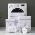Embroidered Mesh Laundry Bag