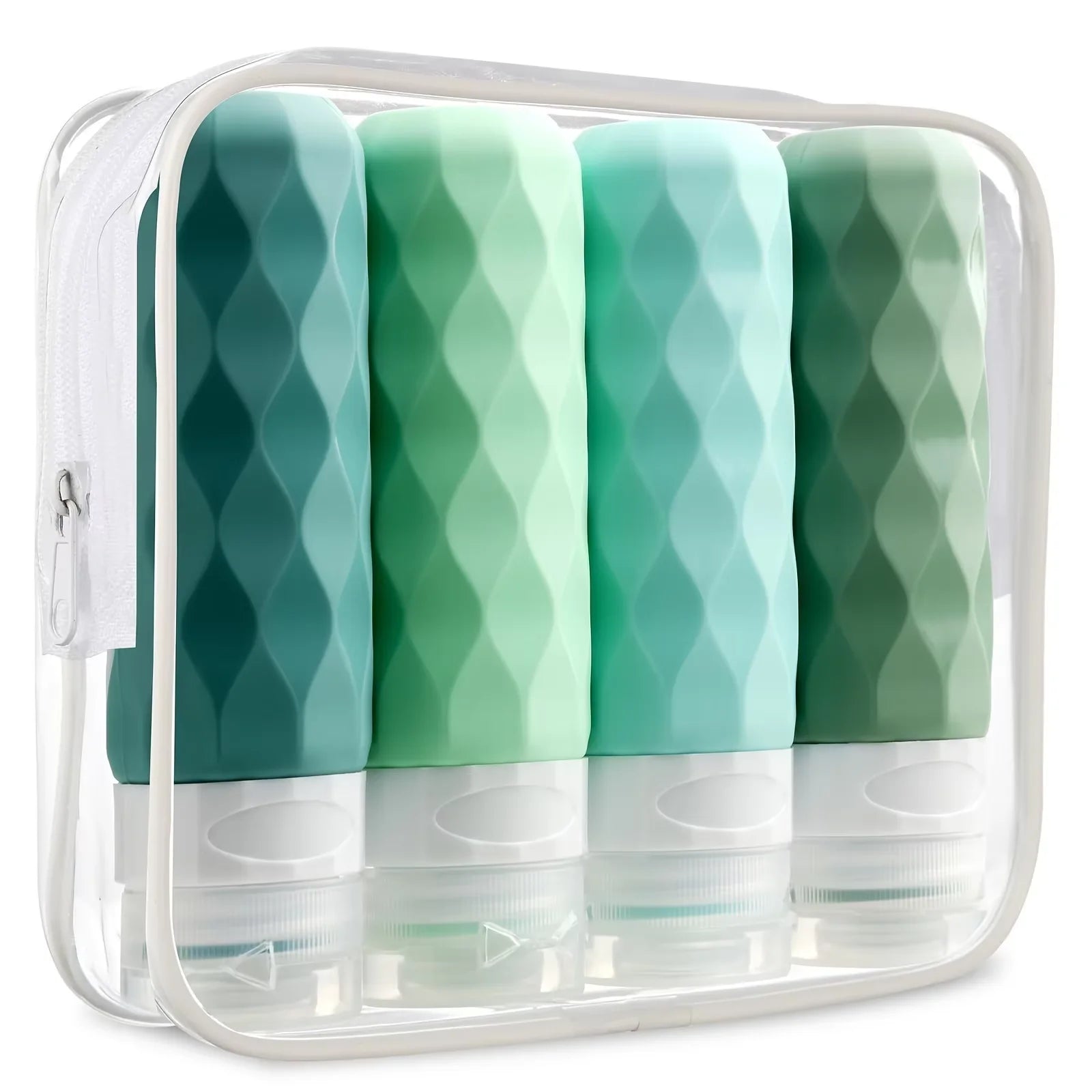 Travel Silicone Toiletry Bottle Set
