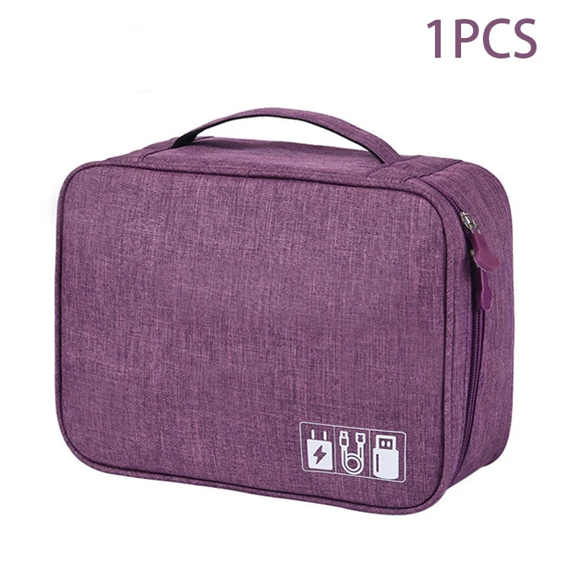 Travel Electronics Organizer Bag