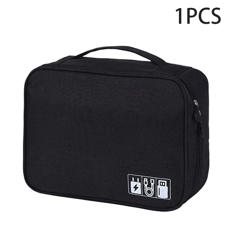 Travel Electronics Organizer Bag