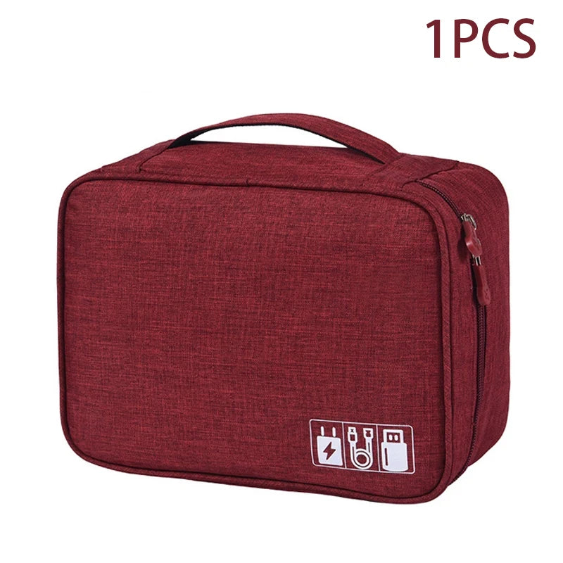 Travel Electronics Organizer Bag
