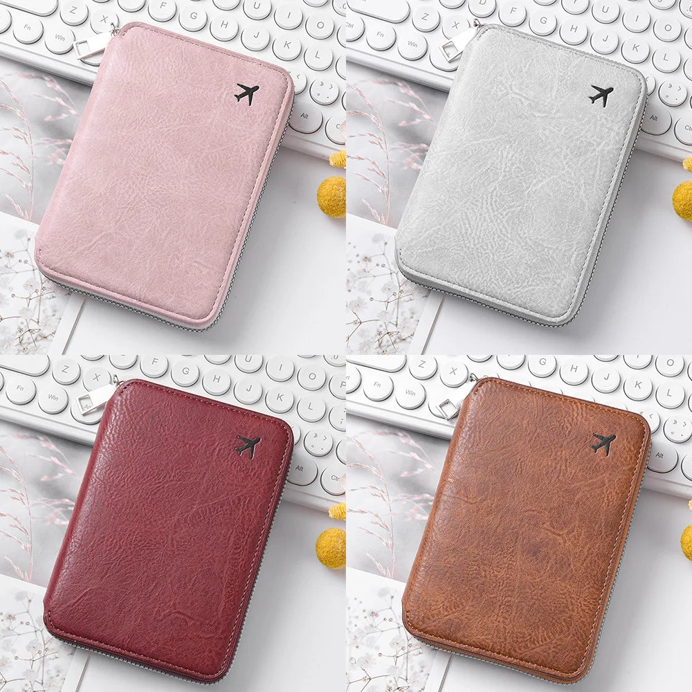 Travel Passport Holder & Document Organizer
